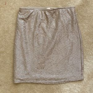 Sparkly mini skirt